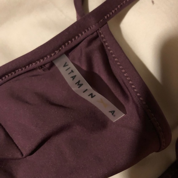 Vitamin A Serra Wrap Top in Tea Rose - Picture 6 of 6